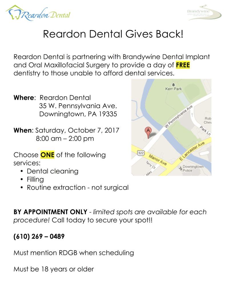 Reardon Dental Gives Back | Reardon Dental