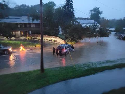 Flooding in Downingtown